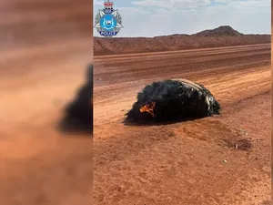 Sampah Antariksa Mendarat di Gurun Australia, Kondisinya Terbakar