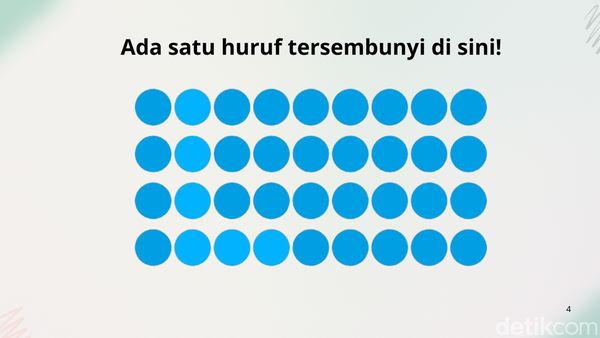 Bisa Temukan Huruf di Gambar Ini? Jangan Sombong Dulu, Banyak yang Salah Jawab!
