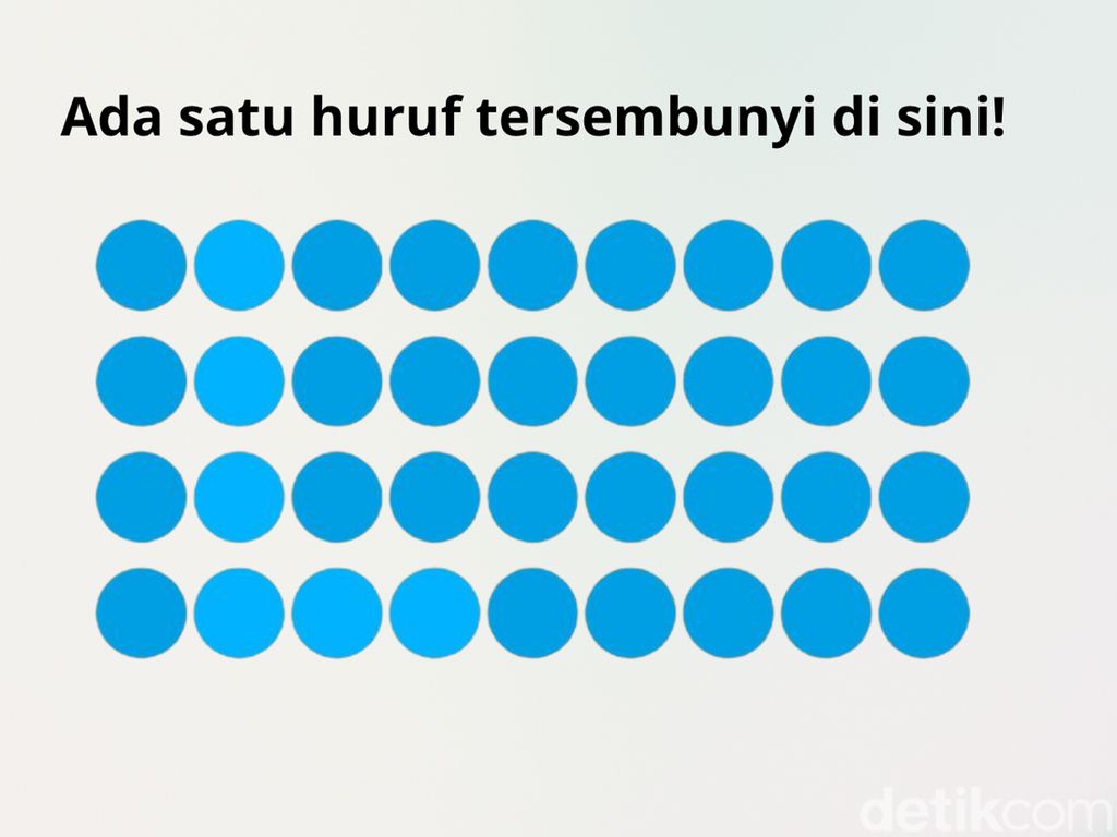 Bisa Temukan Huruf di Gambar Ini? Jangan Sombong Dulu, Banyak yang Salah Jawab! Bisa Temukan Huruf di Gambar Ini? Jangan Sombong Dulu, Banyak yang Salah Jawab!