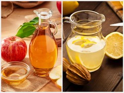 Cuka Apel atau Air Lemon: Mana yang Lebih Efektif Turunkan Berat Badan?