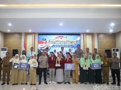 Kapolres Kediri Apresiasi Semangat Pelajar di Lomba Kamtibmas