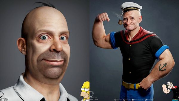 Keren! Saat Tokoh Kartun dan Animasi Disulap Jadi Manusia Asli