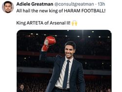 Meme Arteta Kalahkan Simeone, Jadi Raja Baru Haramball