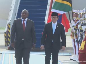 Presiden Afrika Selatan Tiba di Jakarta, Akan Bertemu Prabowo di Istana