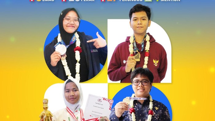 Wow! Anak Indonesia Cetak Puluhan Prestasi Mendunia Tahun Ini
