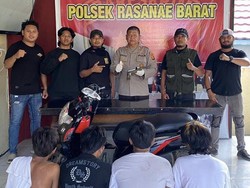 Todong Pengunjung-Pemilik Kafe Pakai Senpi Rakitan, 4 Pemuda Bima Ditangkap