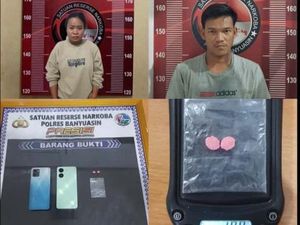 Satresnarkoba Polres Banyuasin Ringkus Pasutri Pengedar Narkoba Satresnarkoba Polres Banyuasin Ringkus Pasutri Pengedar Narkoba