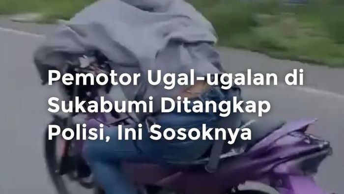 Video: Pemotor Viral yang Ugal-ugalan di Sukabumi Ditangkap