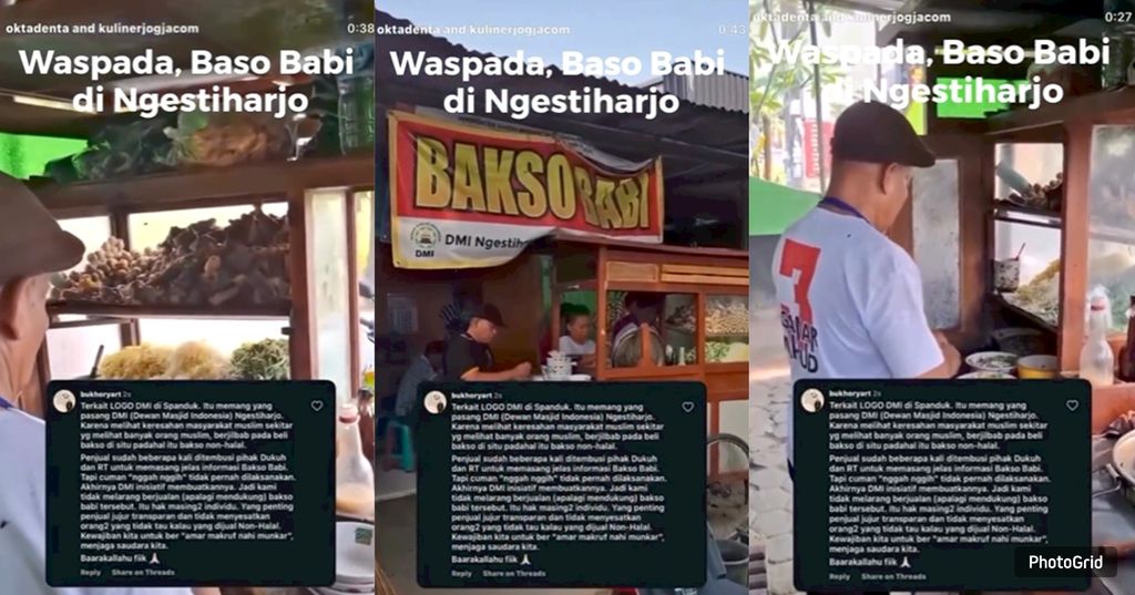 Penjual bakso babi Penjual bakso babi