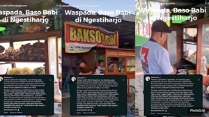 Heboh Warung Bakso Babi Berspanduk Dewan Masjid Indonesia, Begini Faktanya Heboh Warung Bakso Babi Berspanduk Dewan Masjid Indonesia, Begini Faktanya