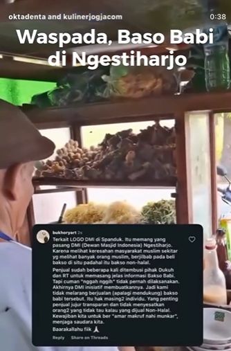 Penjual bakso babi Penjual bakso babi