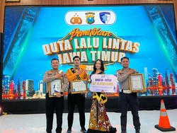 Satlantas Polres Magetan Borong Penghargaan Duta Lalu Lintas-KTL
