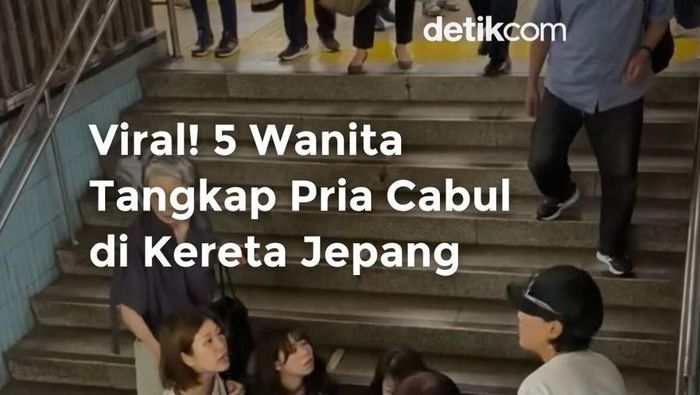 Video: Viral! 5 Wanita Tangkap Pria Cabul di Kereta Jepang