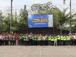 Apel Ojol Kamtibmas di Polres Nganjuk Luncurkan Mobil Layanan Khusus