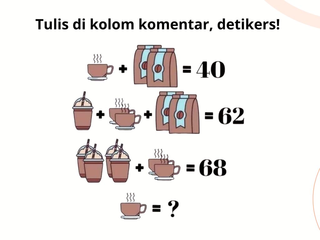 Katanya Jago Matematika, Tapi Bisa Nggak Nih Pecahkan 5 Soal Ini? Katanya Jago Matematika, Tapi Bisa Nggak Nih Pecahkan 5 Soal Ini?