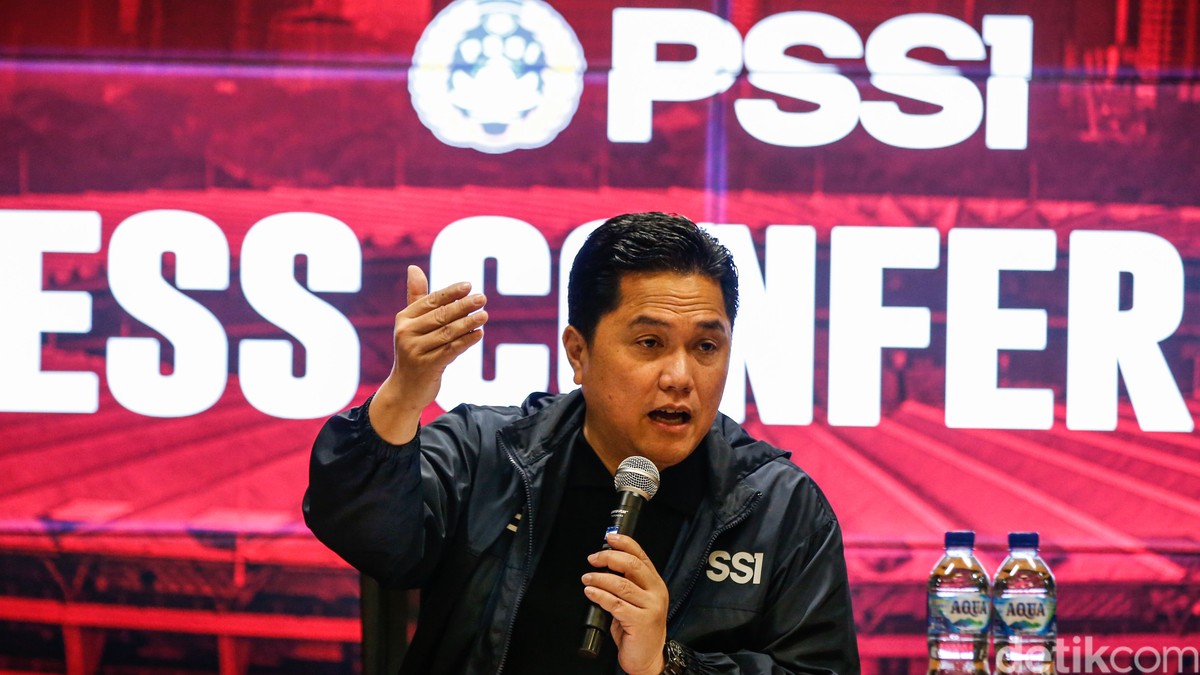 Ketum PSSI Erick Thohir (Foto: Rifkianto Nugroho/detikSport)