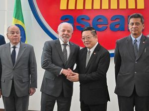 Perkuat Kerja Sama, Presiden Brasil Sambangi Markas ASEAN di Jakarta Perkuat Kerja Sama, Presiden Brasil Sambangi Markas ASEAN di Jakarta