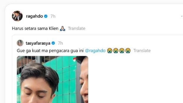 Tasya Farasya Tasya Farasya komentari gaya Ragahdo