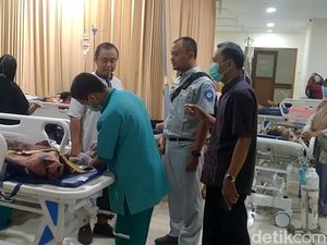 Korban Luka Laka Maut Bus Oleng Tol Pemalang Dirawat di 2 RS