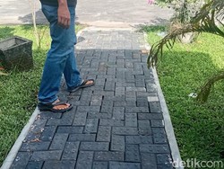 Keren! Inovasi Jalan di Palangka Raya Ini Pakai Paving Limbah Plastik
