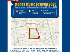 Ada Peringatan Sumpah Pemuda di Monas Besok, Lalin Diprediksi Padat Ada Peringatan Sumpah Pemuda di Monas Besok, Lalin Diprediksi Padat