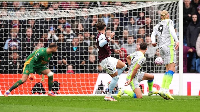 Aston Villa Vs Man City: The Citizens Tertinggal 0-1 di Babak Pertama