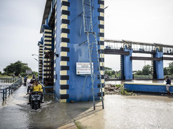 Bendung Wilalung Kudus Berstatus Awas, Hujan Deras Picu Peningkatan Debit Air