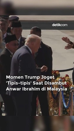 Video Trump Joget Tipis-tipis Saat Tiba di Malaysia Hadiri KTT ASEAN