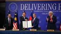 Disaksikan Trump-Anwar Ibrahim, Thailand dan Kamboja Teken Deklarasi Damai Disaksikan Trump-Anwar Ibrahim, Thailand dan Kamboja Teken Deklarasi Damai