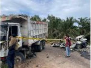 Pengawas Perusahaan di Muara Enim Tewas Tertimpa Truk Muatan Batu Krokos Pengawas Perusahaan di Muara Enim Tewas Tertimpa Truk Muatan Batu Krokos