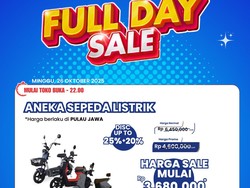Sepeda Listrik Mulai Rp 3,6 Jutaan di Transmart Full Day Sale