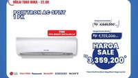 Harga Miring! AC Split 1 PK Diskon Gede-gedean di Transmart Harga Miring! AC Split 1 PK Diskon Gede-gedean di Transmart