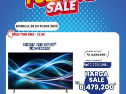 LED TV 65 Inch Banting Harga! Buruan ke Transmart Sekarang