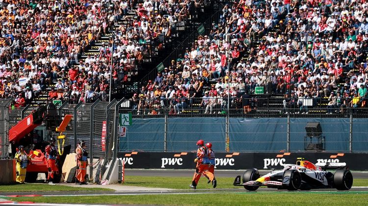 Detik-Detik Marshal F1 Lolos dari Maut di GP Meksiko