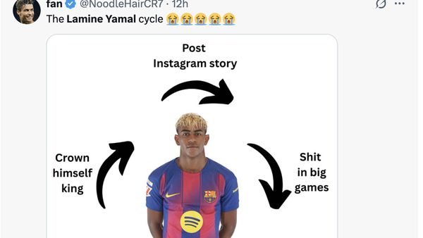 Meme Real Madrid Bungkam Barcelona, Lamine Yamal Tak Berdaya