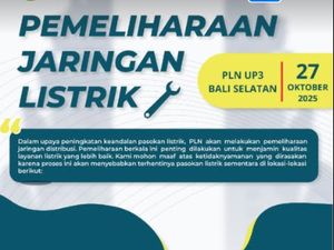 Cek Jadwalnya! Pemeliharaan Jaringan Listrik di Bali Timur-Selatan Hari Ini Cek Jadwalnya! Pemeliharaan Jaringan Listrik di Bali Timur-Selatan Hari Ini