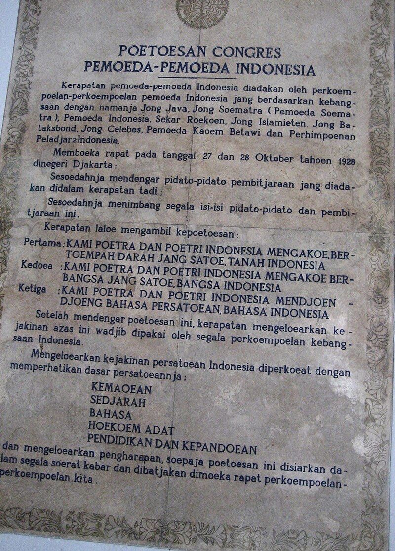 Teks Sumpah Pemuda
