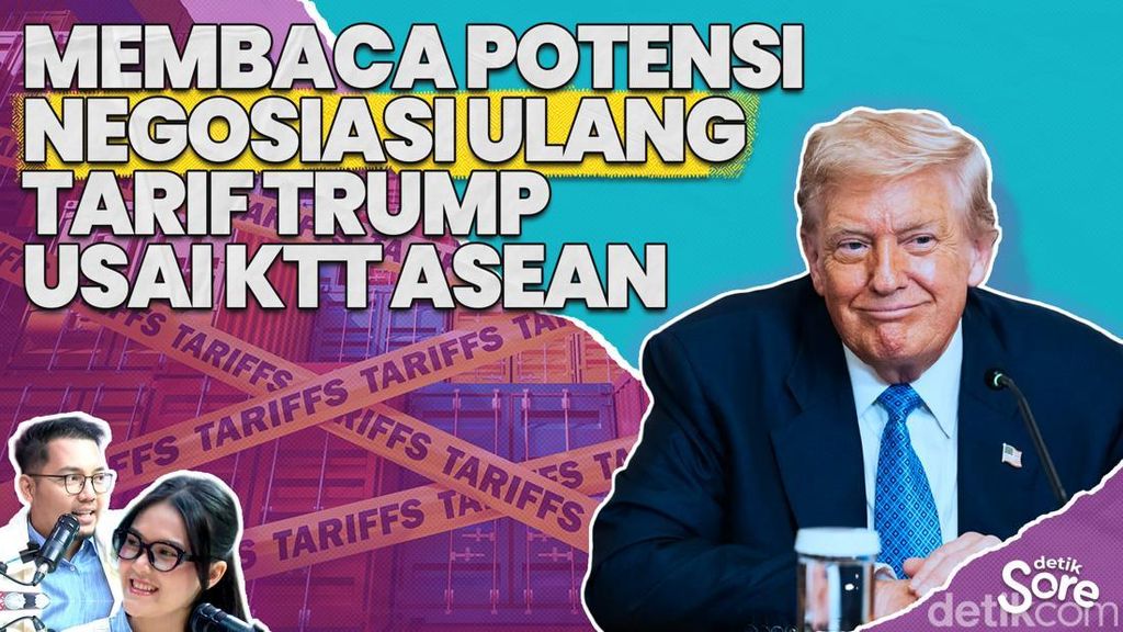 Video: RI Negosiasi Ulang Tarif Trump di KTT ASEAN? Video: RI Negosiasi Ulang Tarif Trump di KTT ASEAN?