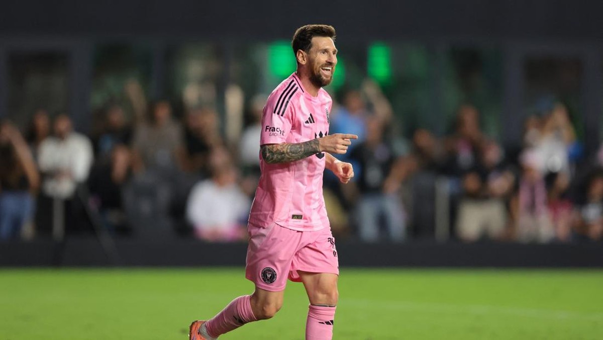 Lionel Messi masih betah di Inter Miami. (IMAGN IMAGES via Reuters Connect/Sam Navarro)