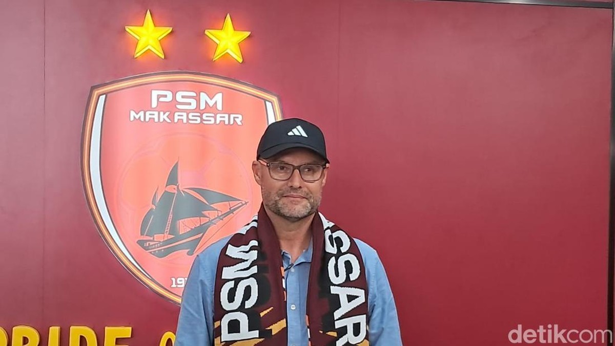 .Pelatih baru PSM Makassar Tomas Trucha Foto: Pelatih PSM Makassar Tomas Trucha. (Nur Hidayat/detikSulsel)