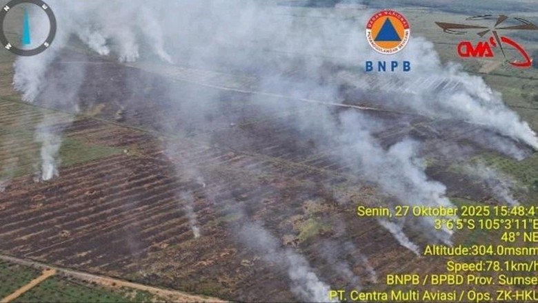 4 Daerah Sumsel Karhutla, Seluruh Helikopter Water Bombing Dikerahkan