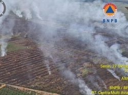 4 Daerah Sumsel Karhutla, Seluruh Helikopter Water Bombing Dikerahkan