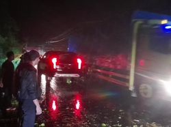 Pohon Tumbang di Jalan Lintas Sekayu-Palembang, Sempat Macet Panjang Pohon Tumbang di Jalan Lintas Sekayu-Palembang, Sempat Macet Panjang