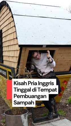 Video: Pria Ini Tinggal di Tempat Pembuangan Sampah Sebagai Bentuk Protes