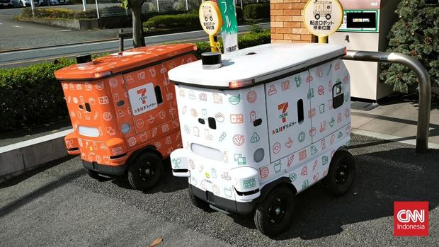 Suzuki LM-A Robot otonom bernama LM-A (Lomby Mobility Autonomous) hasil kerja sama Suzuki dan Lomby digunakan buat mengantar belanjaan 7-Eleven.
