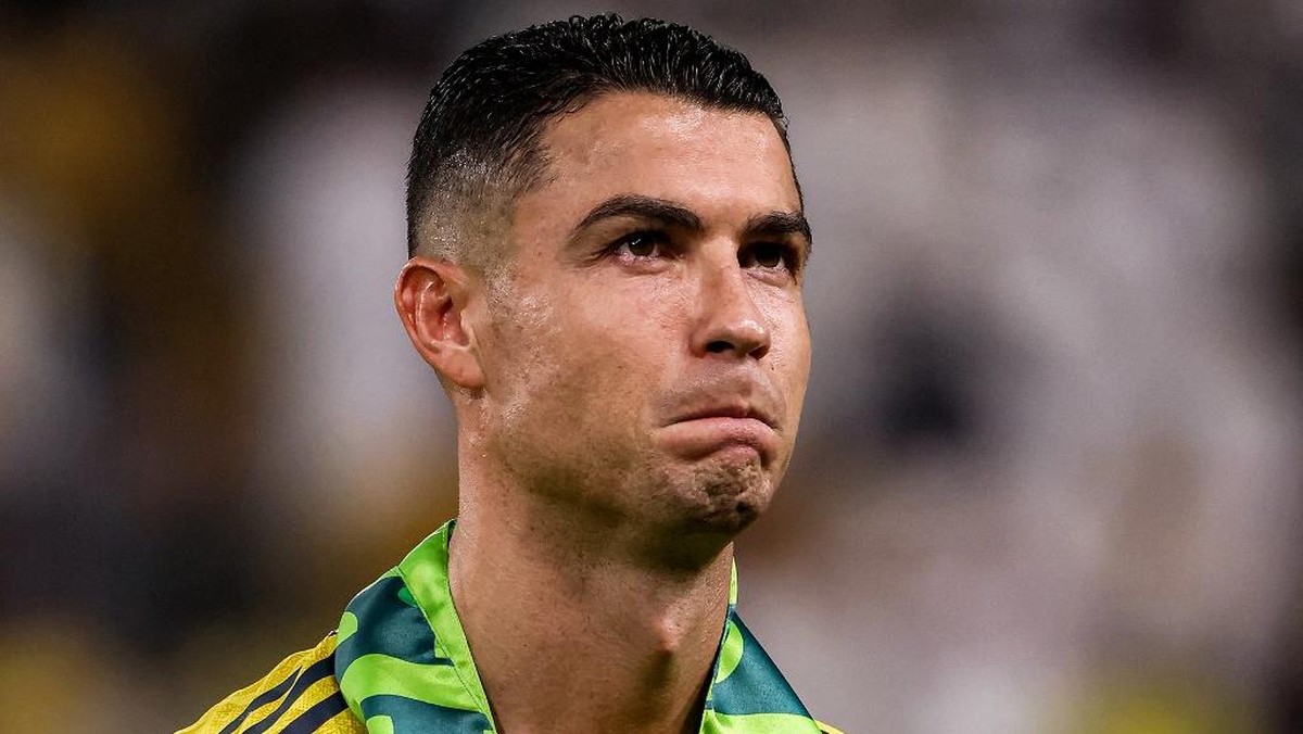 Cristiano Ronaldo masih puasa gelar di Al Nassr. (Foto: AFP/FAYEZ NURELDINE)