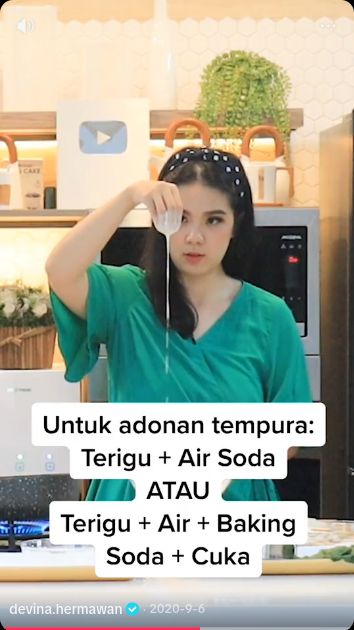 tips memasak ebi tempura ala chef Devina Hermawan