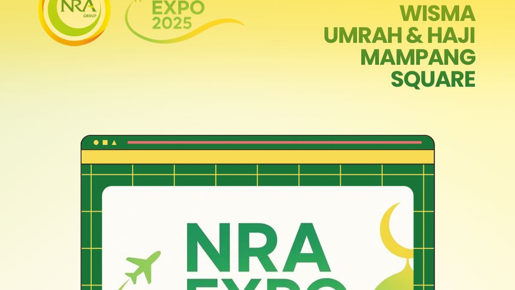 Video: Penawaran Spesial Umrah & Haji di NRA EXPO 2025, 7-10 November 2025 Video: Penawaran Spesial Umrah & Haji di NRA EXPO 2025, 7-10 November 2025