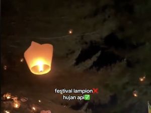 Festival Lampion Jadi Hujan Api di Bantul Festival Lampion Jadi Hujan Api di Bantul