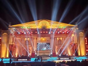 Kemeriahan Hari Santri, Panggung Hiburan Ditonton Ribuan Orang